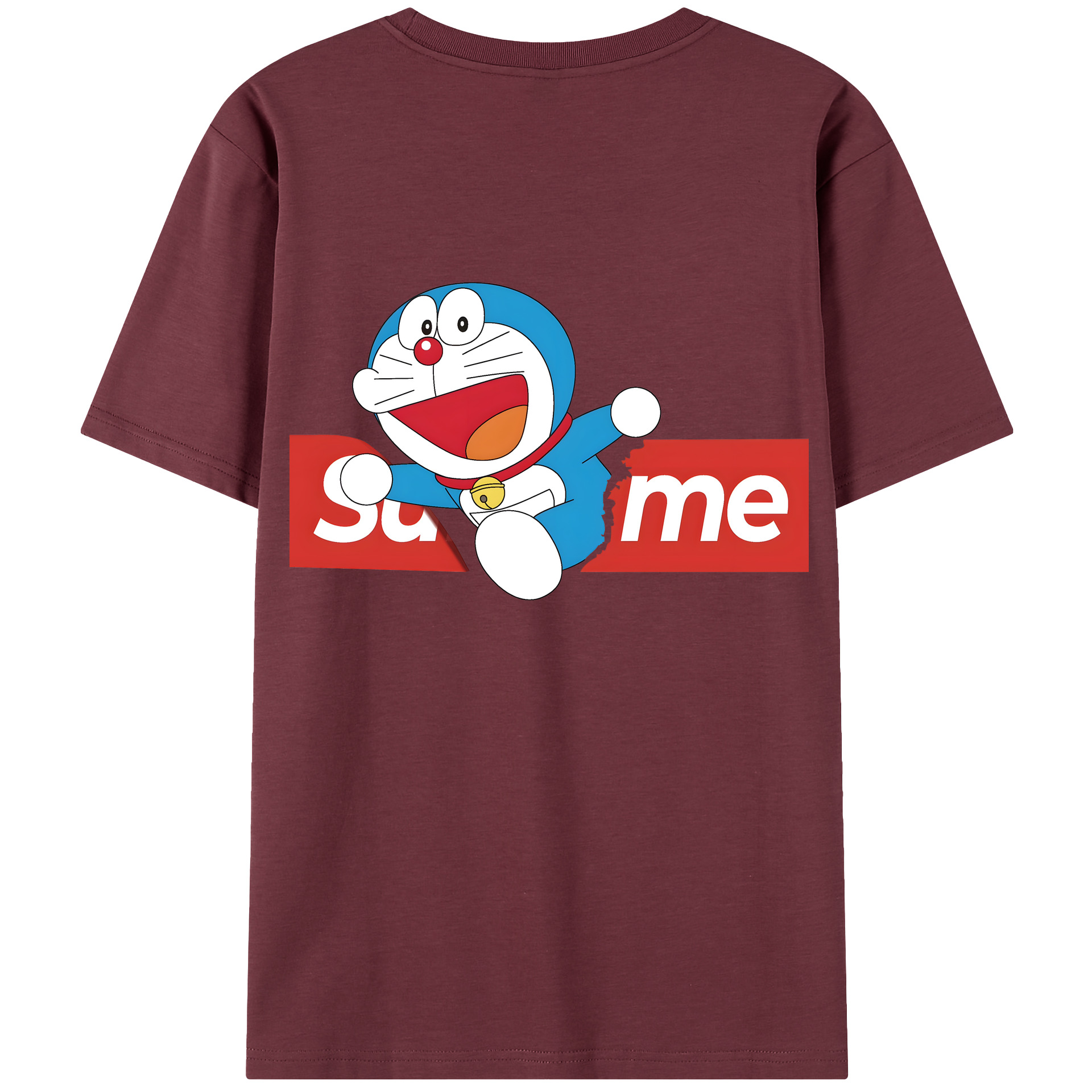 （画像用） ドラえもん Doraemon 綿100％半袖Tシャツ（背面プリント）